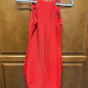 Elegant Red Sleeveless Dress